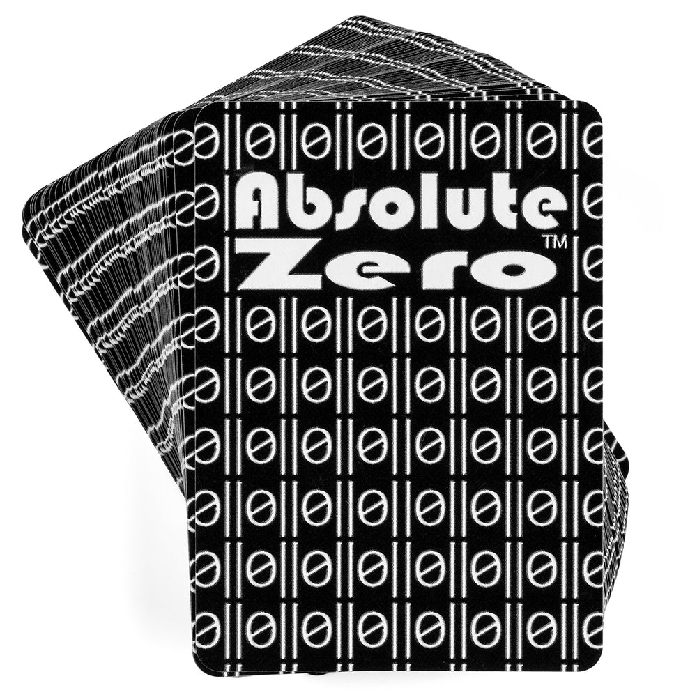 Absolute Zero Math Card Game cards illustrations sparking curiosity and discussion.