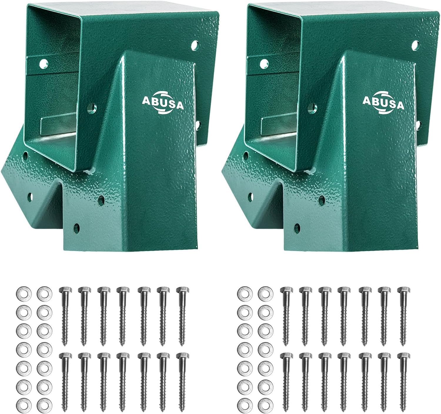 ABUSA green swing seat close-up in durable EVA plastic.