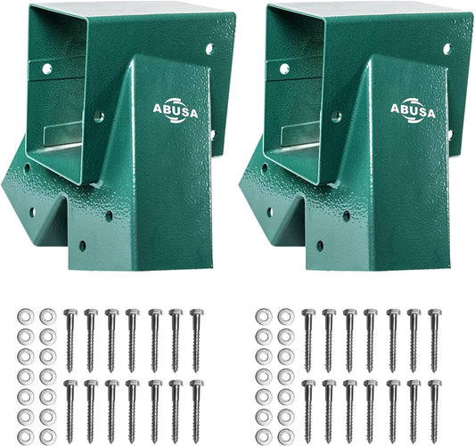 ABUSA green swing seat close-up in durable EVA plastic.
