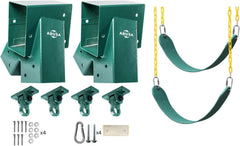 ABUSA heavy-duty A-frame brackets ready for quick backyard installation.
