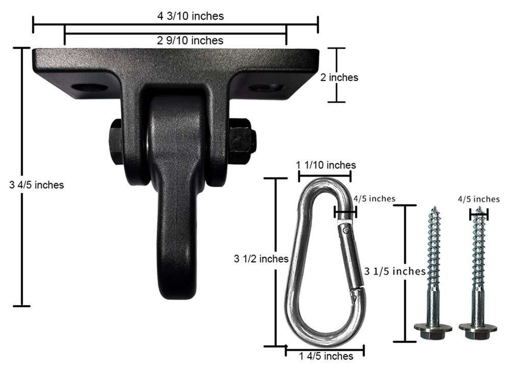 ABUSA screws and hooks kit shown, ready for fast, reliable installation.