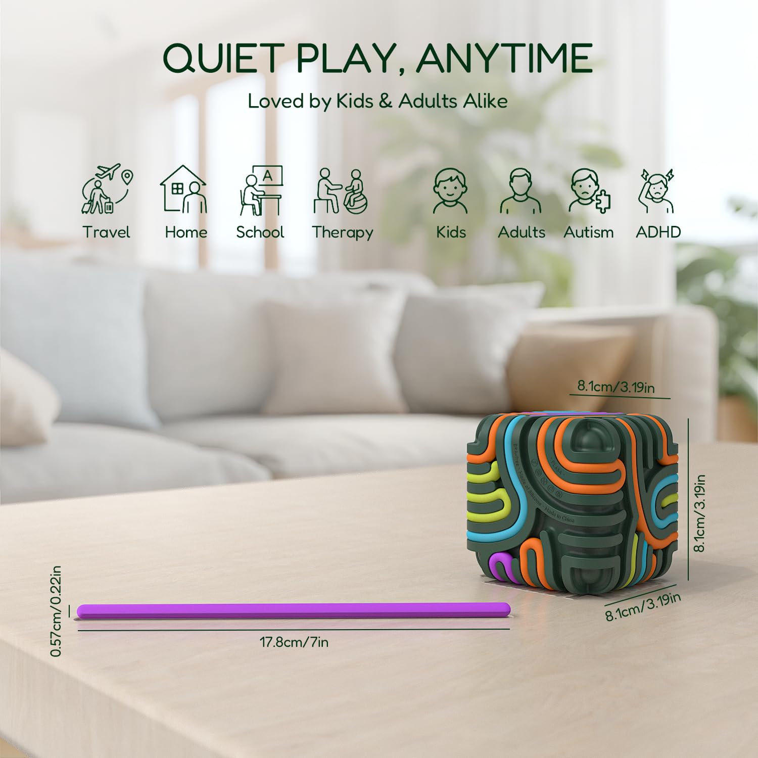 Accevo five color option helps find a preferred look.