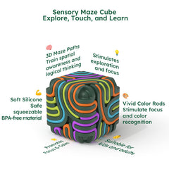 Accevo board loop allows customizable patterns for fine motor skills.