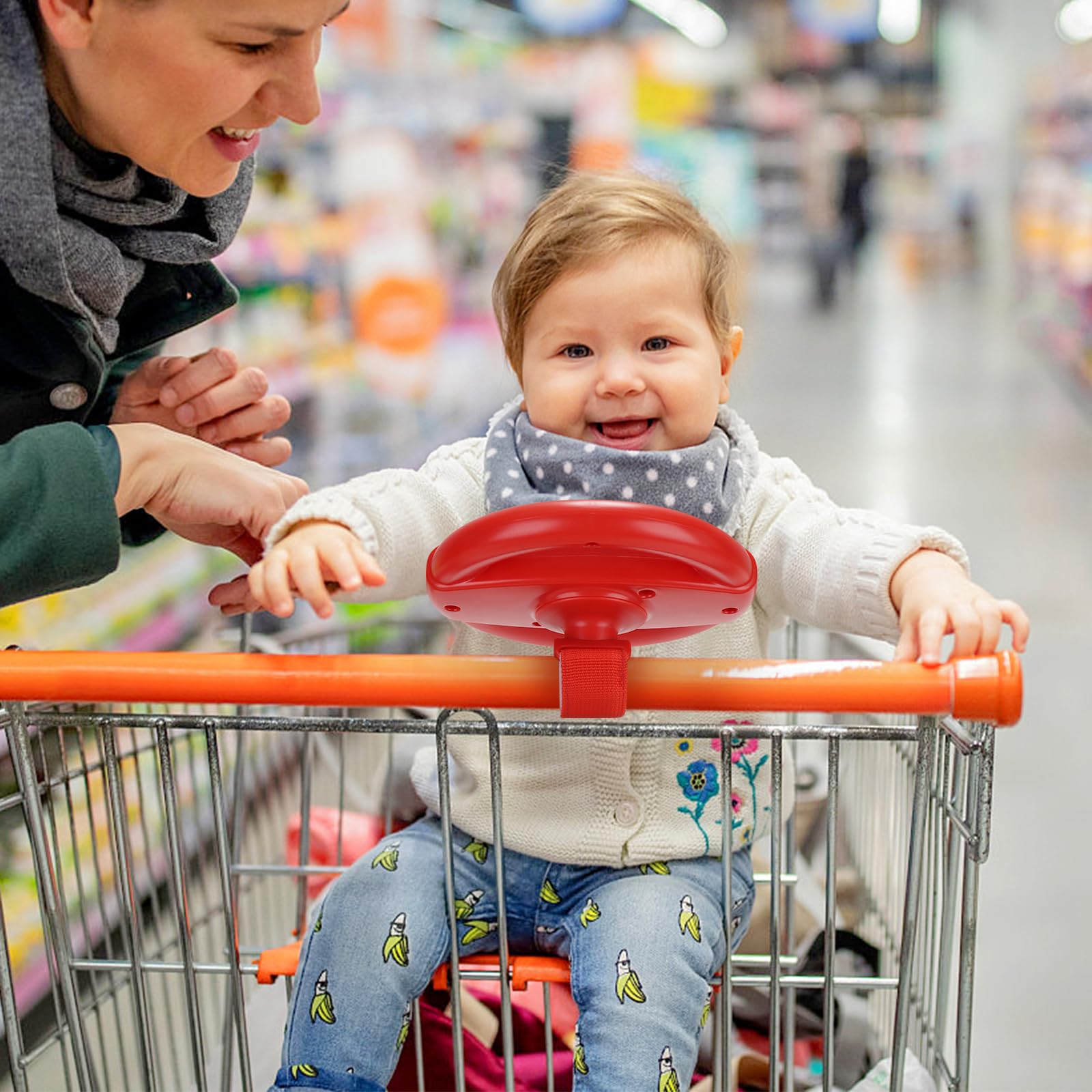 Accmor durable stroller toy accessory for busy shopping trips
