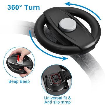 Accmor gift-ready steering wheel toy, perfect for baby showers