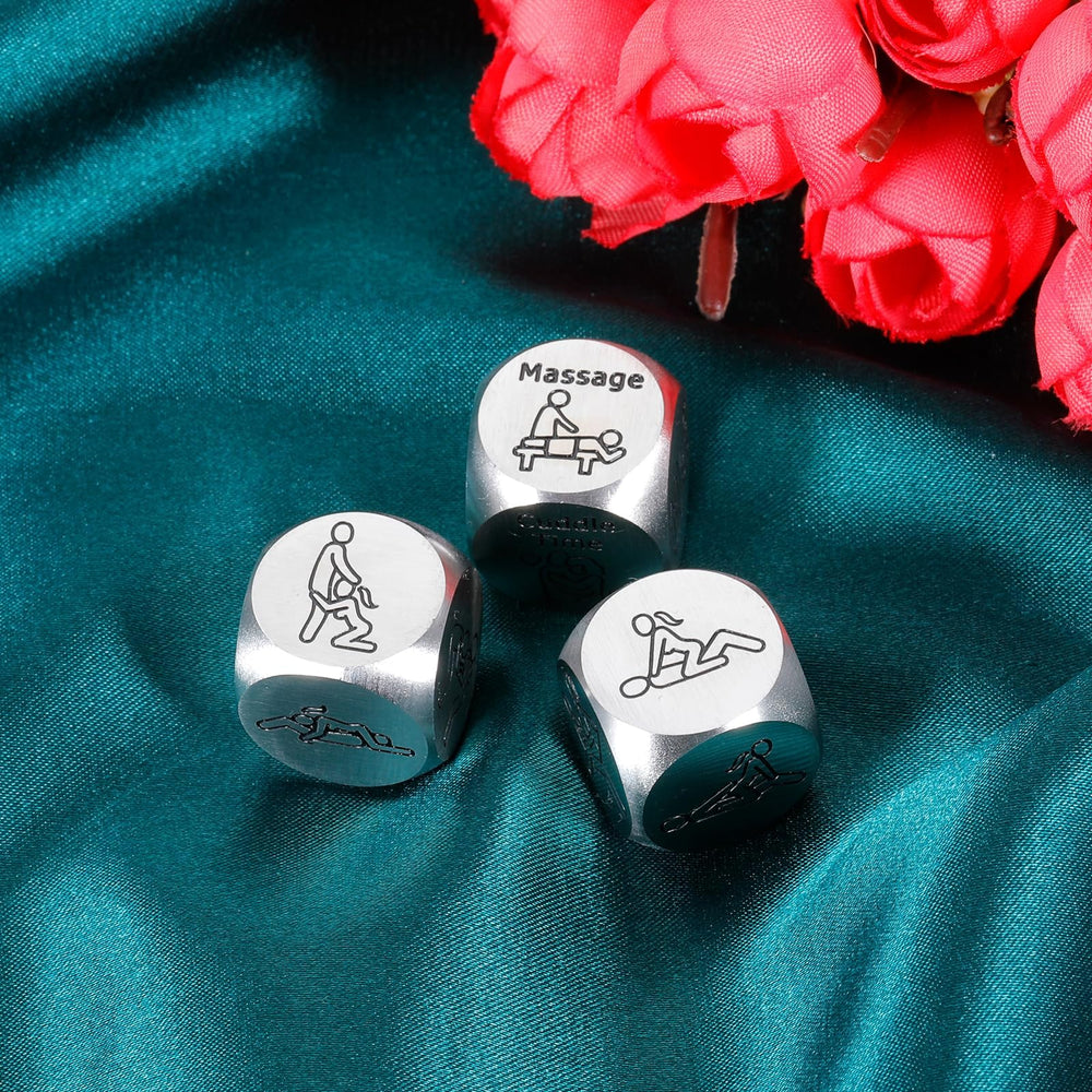 ACCOLIAMBER Date night scene setup illustrating how the dice inspire evenings