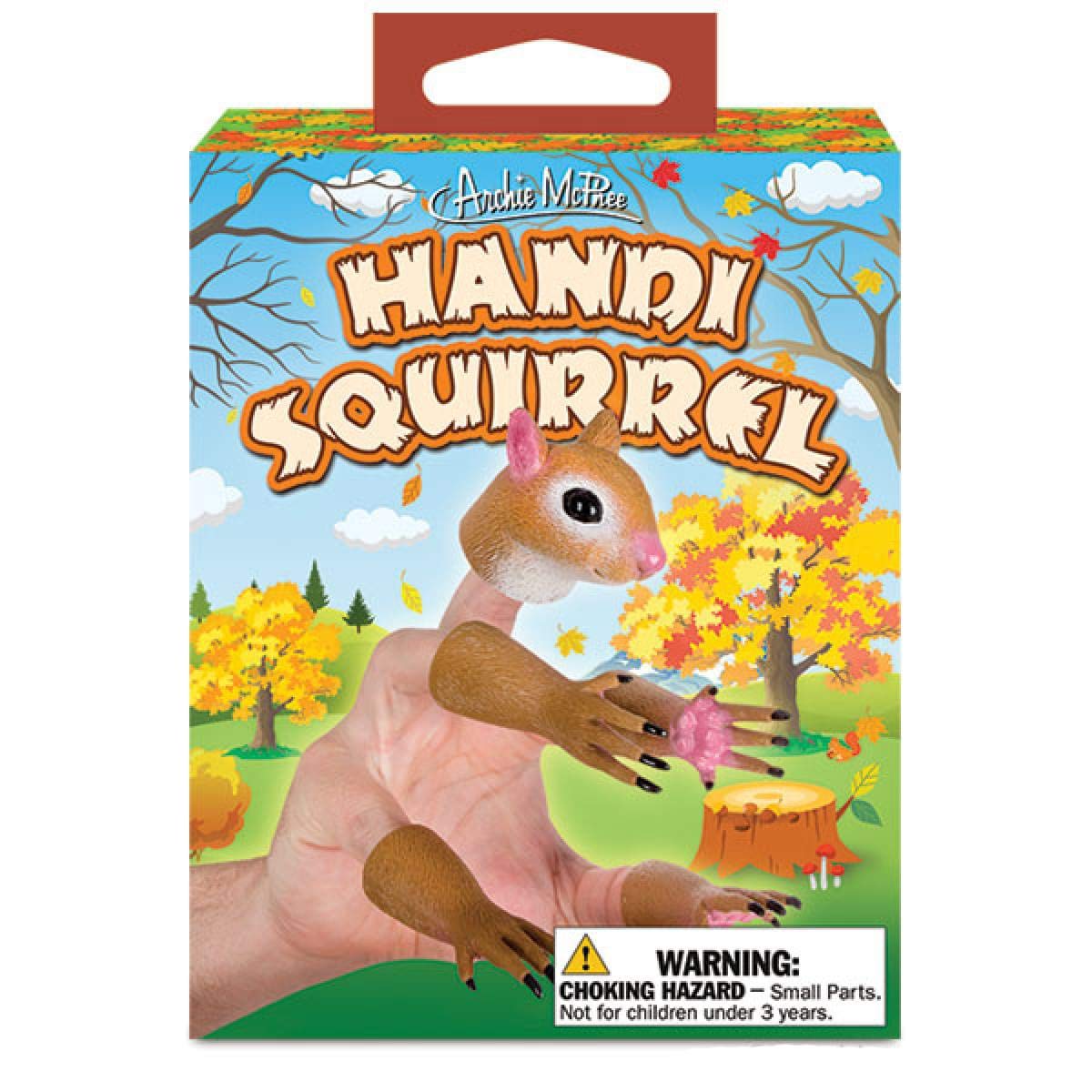 Accoutrements Handi Squirrel set shows four paws and head for quirky character play.
