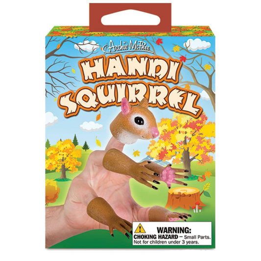 Accoutrements Handi Squirrel set shows four paws and head for quirky character play.