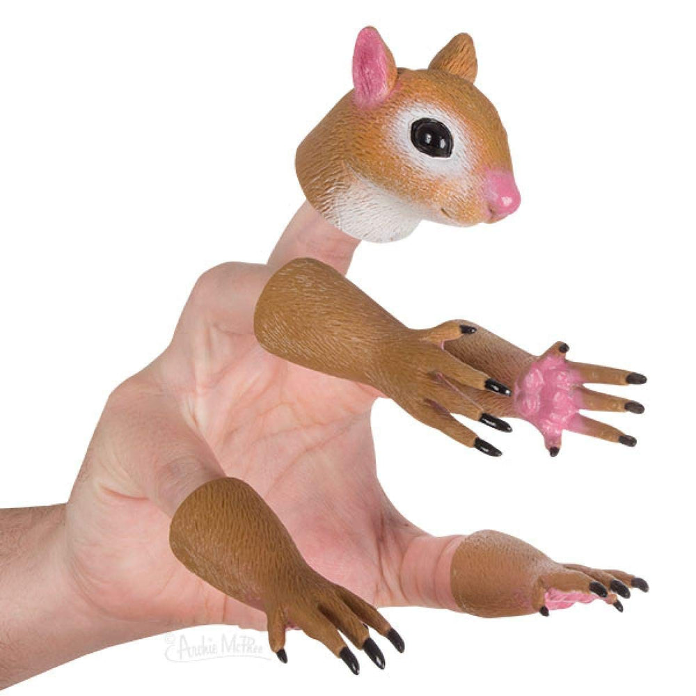 Accoutrements Handi Squirrel puppets on hand for playful pretend play and imaginative storytelling.