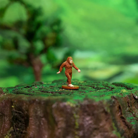 Accoutrements Archie McPhee Itty Bitty Bigfoot eight-pack for compact display