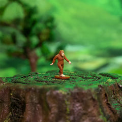 Accoutrements Archie McPhee Itty Bitty Bigfoot eight-pack for compact display