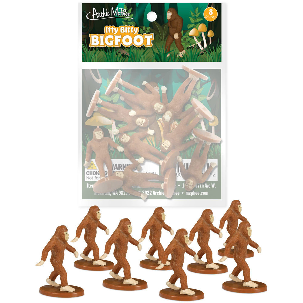 Accoutrements Archie McPhee Itty Bitty Bigfoot in a plant adds playful decor