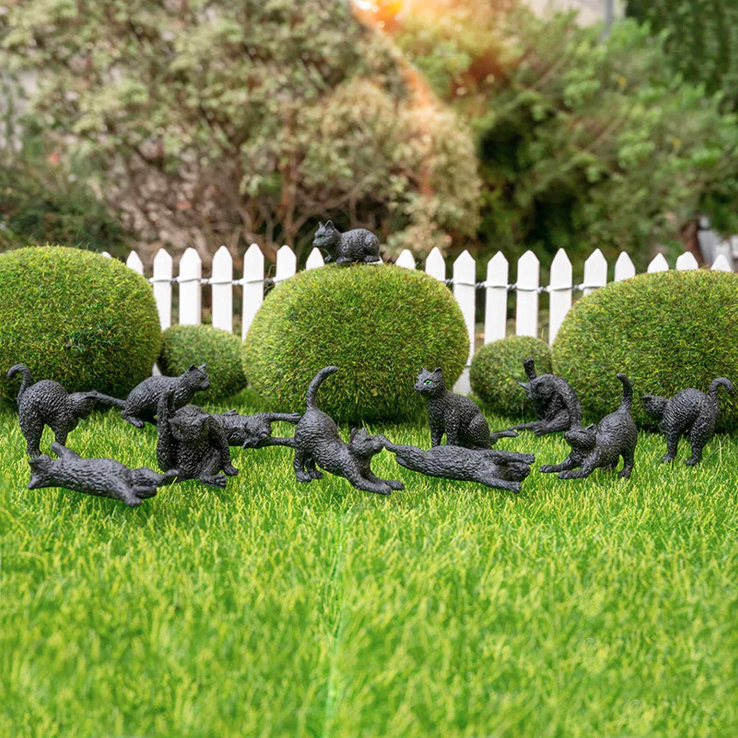 Soft vinyl mini cats from Accoutrements for desk or shelf display