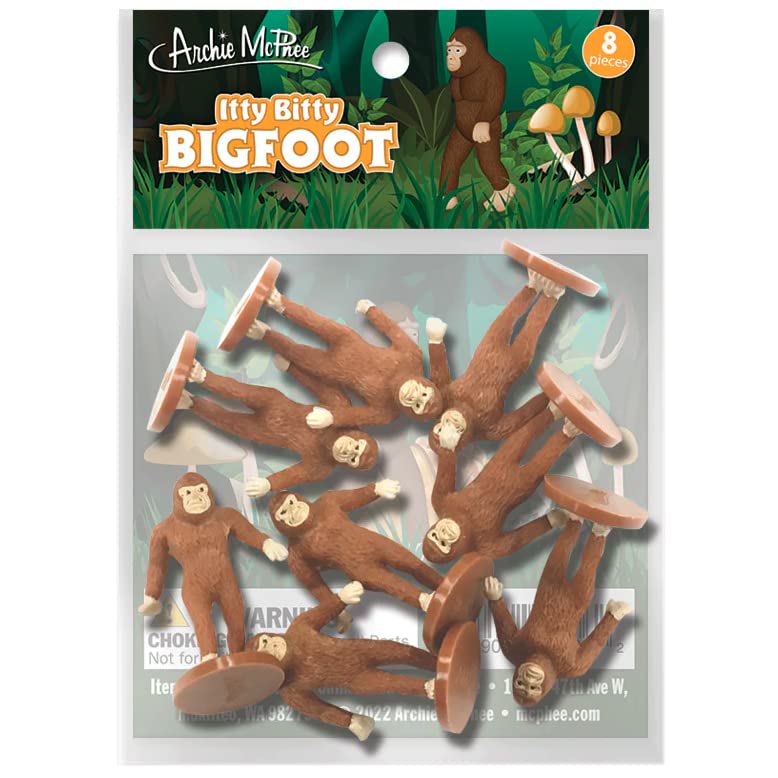 Accoutrements soft vinyl Itty Bitty Bigfoot with gentle charm
