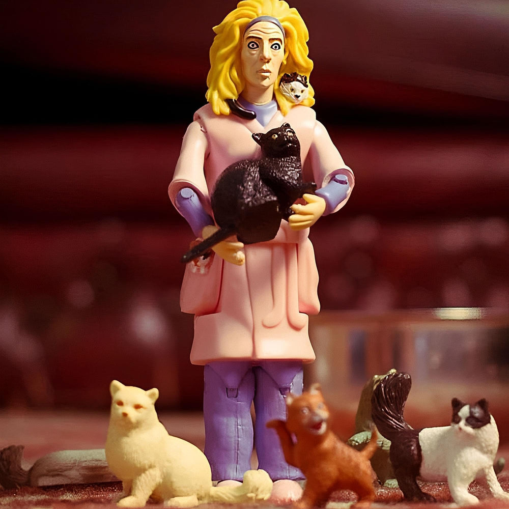Accoutrements Crazy Cat Lady collectible figure makes a charming gift.