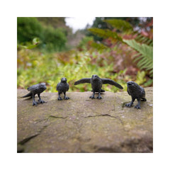 Accoutrements crow figures posed collection, ideal for playful tabletop scenes and gifts.
