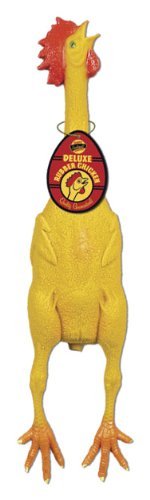 Accoutrements Deluxe Rubber Chicken, 20-inch life-size prop for photos