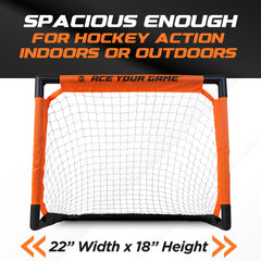 ACE HOCKEY six foam balls designed for quiet, safe indoor play