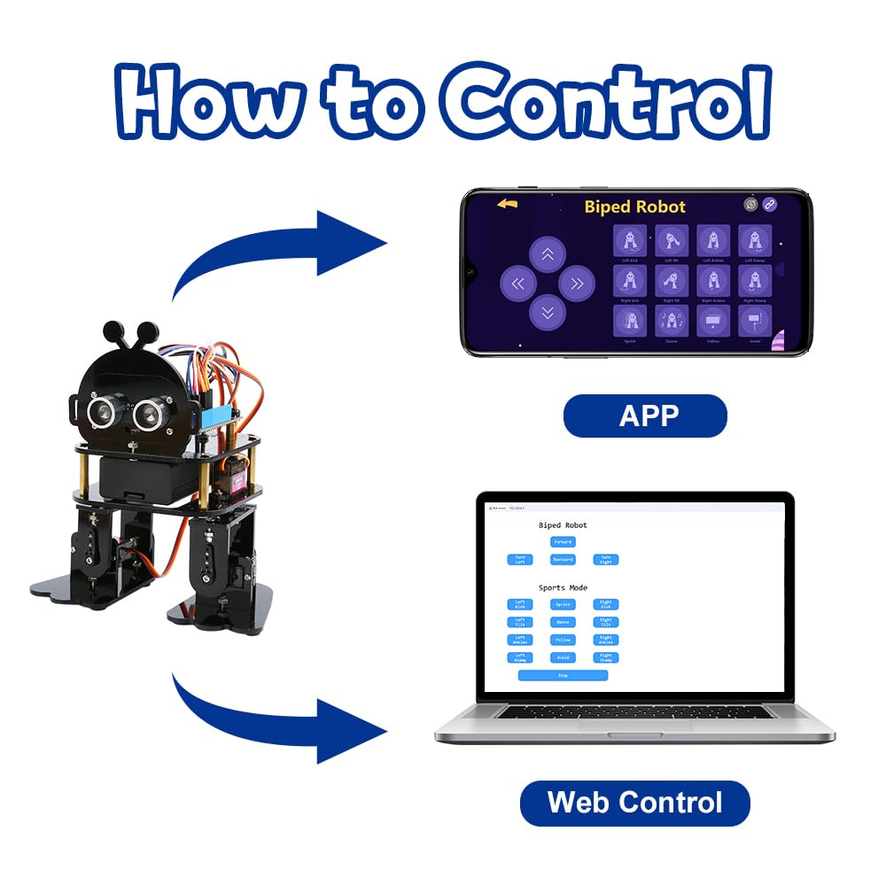 ACEBOTT Detailed assembly instructions and videos aid self-guided learning