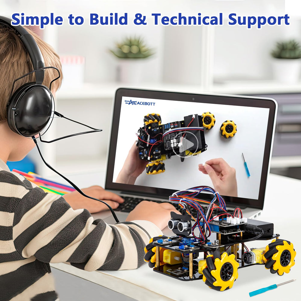 ACEBOTT IR and App control enables remote operation