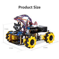 ACEBOTT omnidirectional wheels enable 360-degree movement
