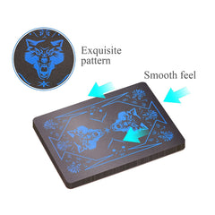 ACELION Wolf Deck back design highlights howling motif for dramatic flair.