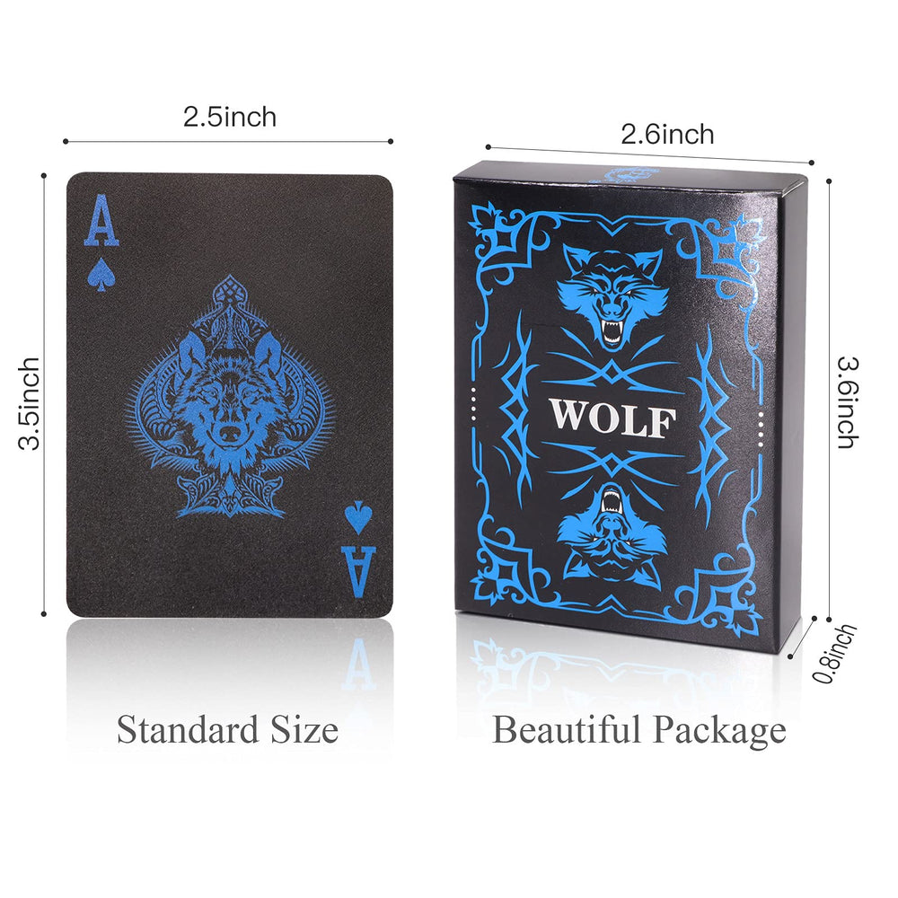 ACELION Wolf-themed gift packaging ideal for collectors and poker fans.