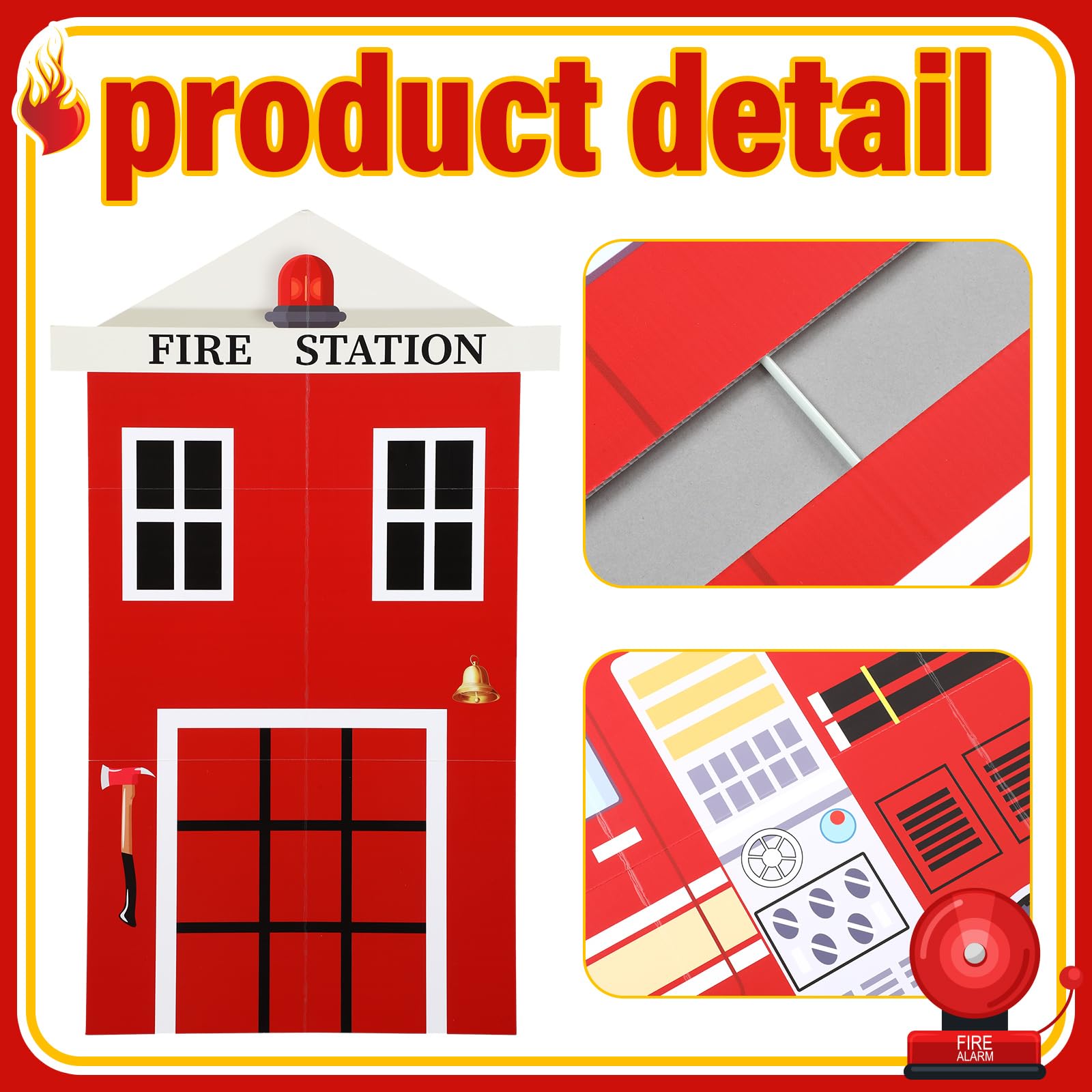 AceOrbit hydrant decor stands 24 inches high, adding a bright backdrop.