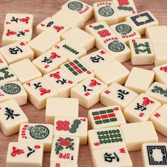 Aceshmir family game night setup with friends enjoying mahjong