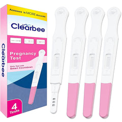 Acessorz fake pregnancy test 4-pack in pink for playful party pranks