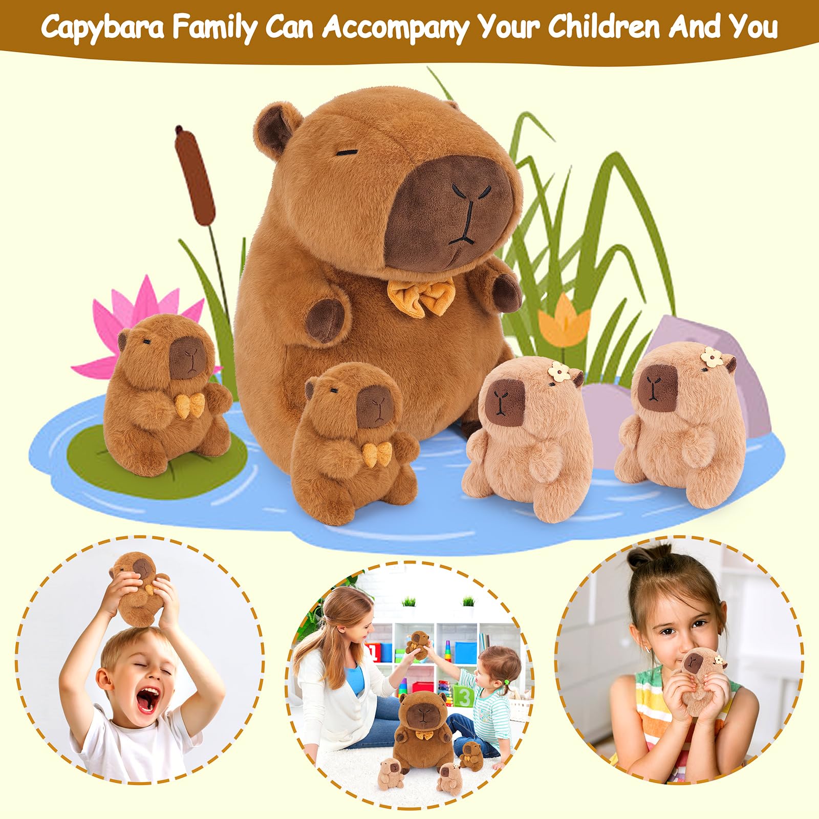 Achwishap Capybara decor idea for office or study space