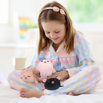 Achwishap pig plush stress-relief, soft comfort for relaxing moments.