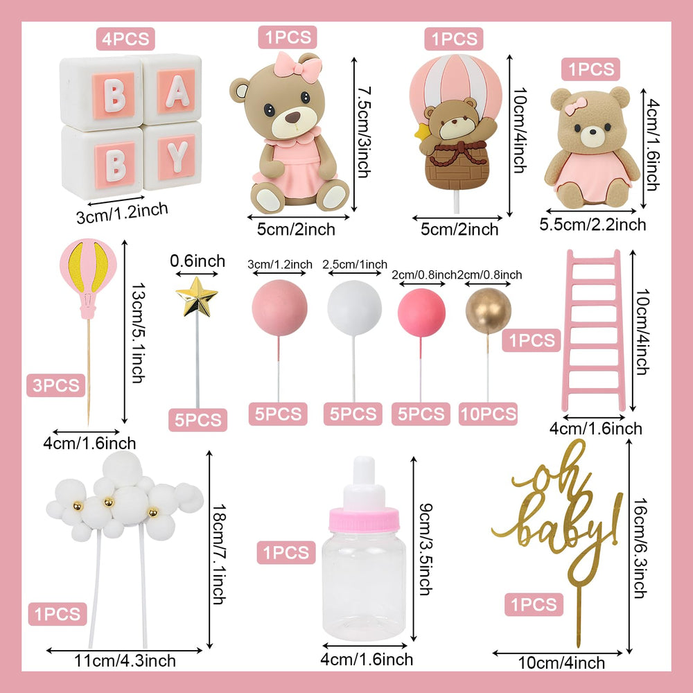 Acmee BABY letters topper adds personalized charm for celebrations.