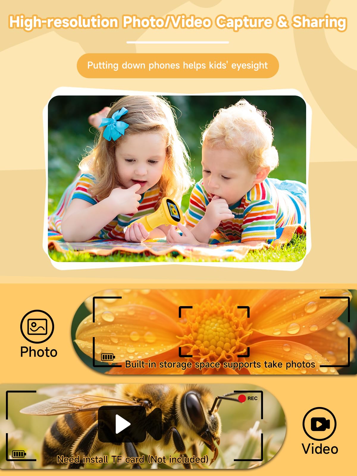 Acoath pocket microscope stores up to 200 photos for quick review.