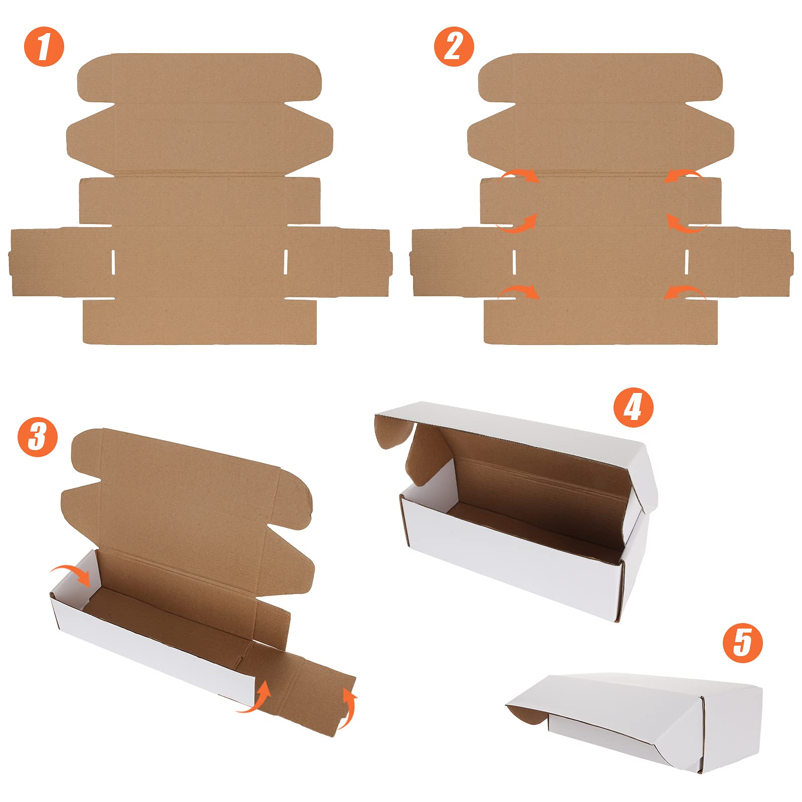 AConnet card storage box white exterior surface invites decorating and labeling.