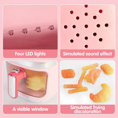 ACROFEK color-changing play food fries sparks visual engagement.