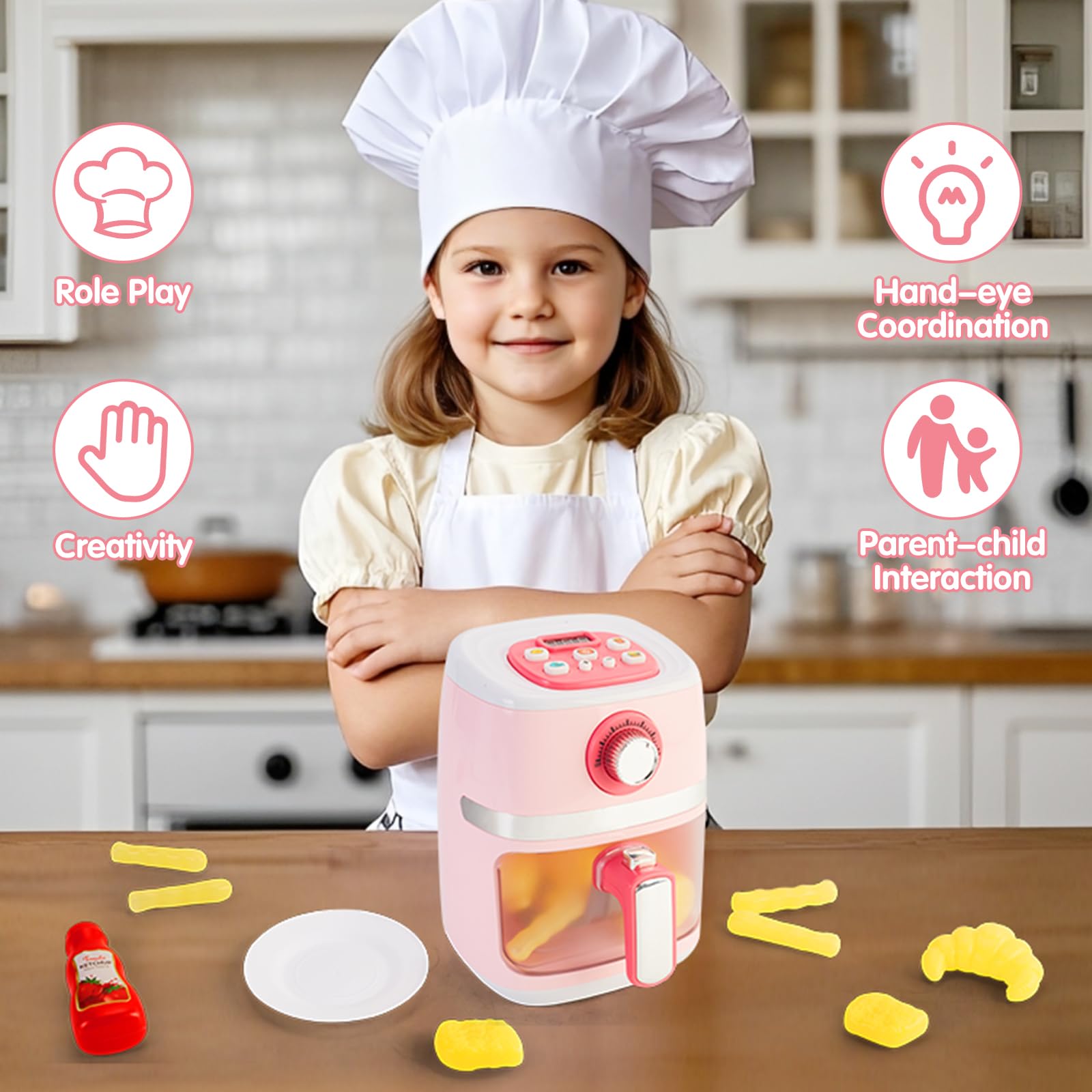 ACROFEK motor skills and hand-eye coordination through hands-on cooking play.