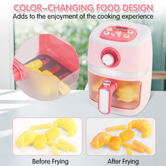 ACROFEK realistic sizzling sounds enhance pretend kitchen realism.