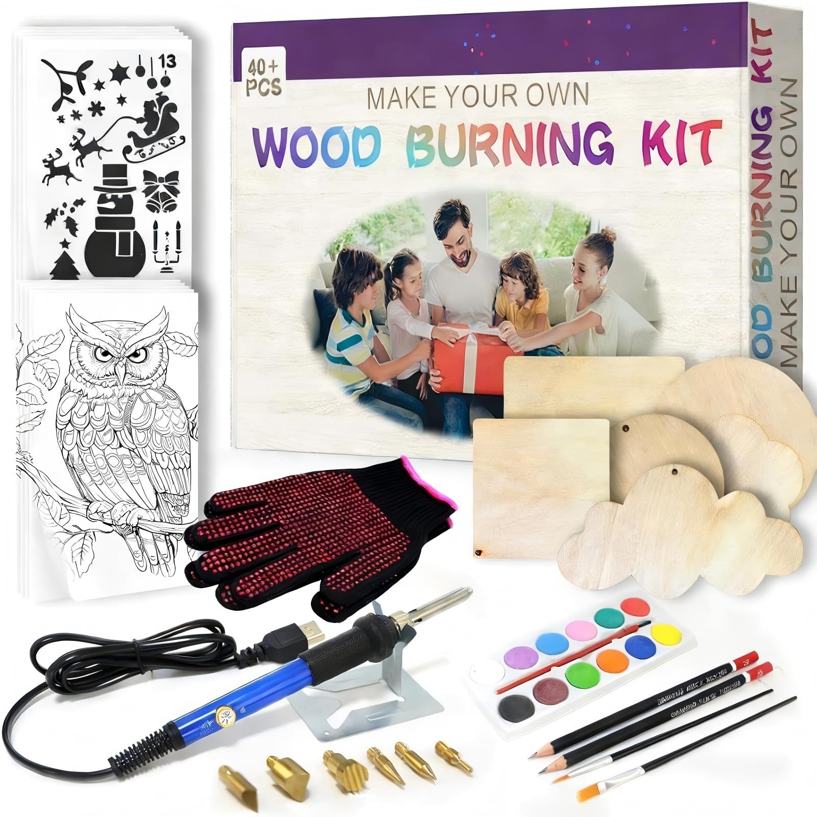 ACRSIKR wood-burning tool for teens with precise control
