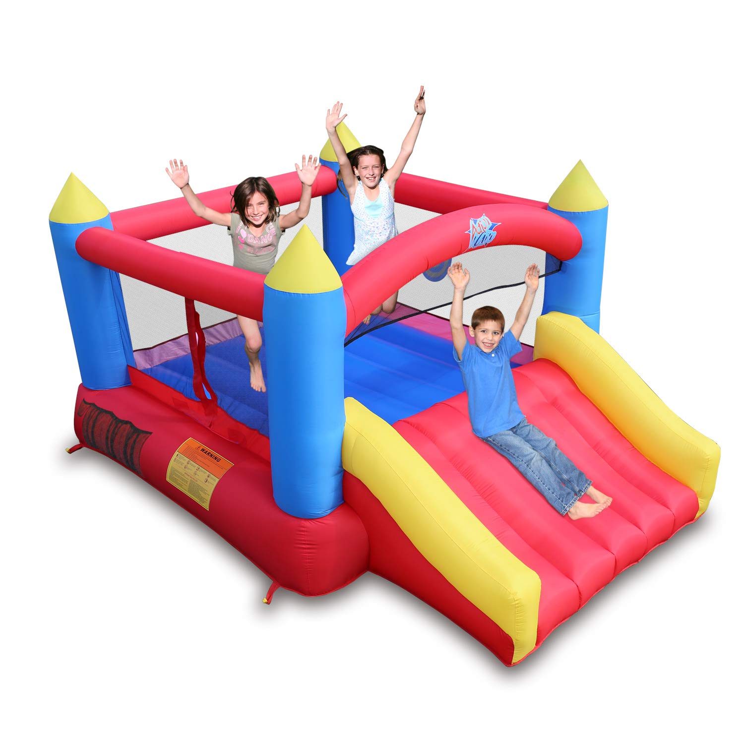 Action Air Bounce House compact storage design fits small spaces when not in use