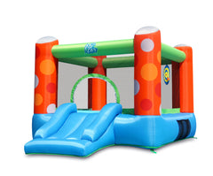 Action Air Bounce House front view shows a sturdy jumping area for family fun.