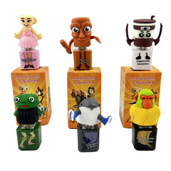 ActiveAura Brainrot Tung Tung Sahur six figurines for desk or shelf display