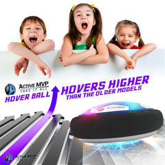 Color-changing LEDs add excitement during daytime or nighttime play.