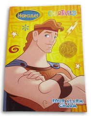 Activity Books Hercules coloring book cover with bold hero artwork for imaginative fun.