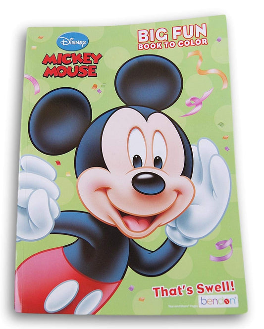 Activity Books Mickey Mouse That's Swell cover featuring playful artwork for quiet indoor play.