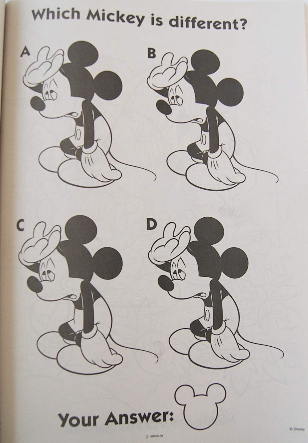 Activity Books Mickey Mouse That's Swell interior pages show coloring and activities for creative focus.