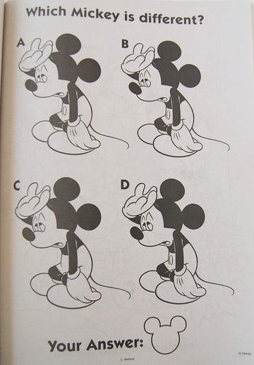 Activity Books Mickey Mouse That's Swell interior pages show coloring and activities for creative focus.