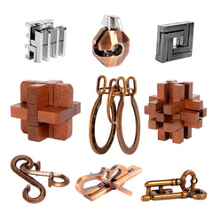 ActPo wooden 3D puzzle interlock challenges the mind and boosts focus.