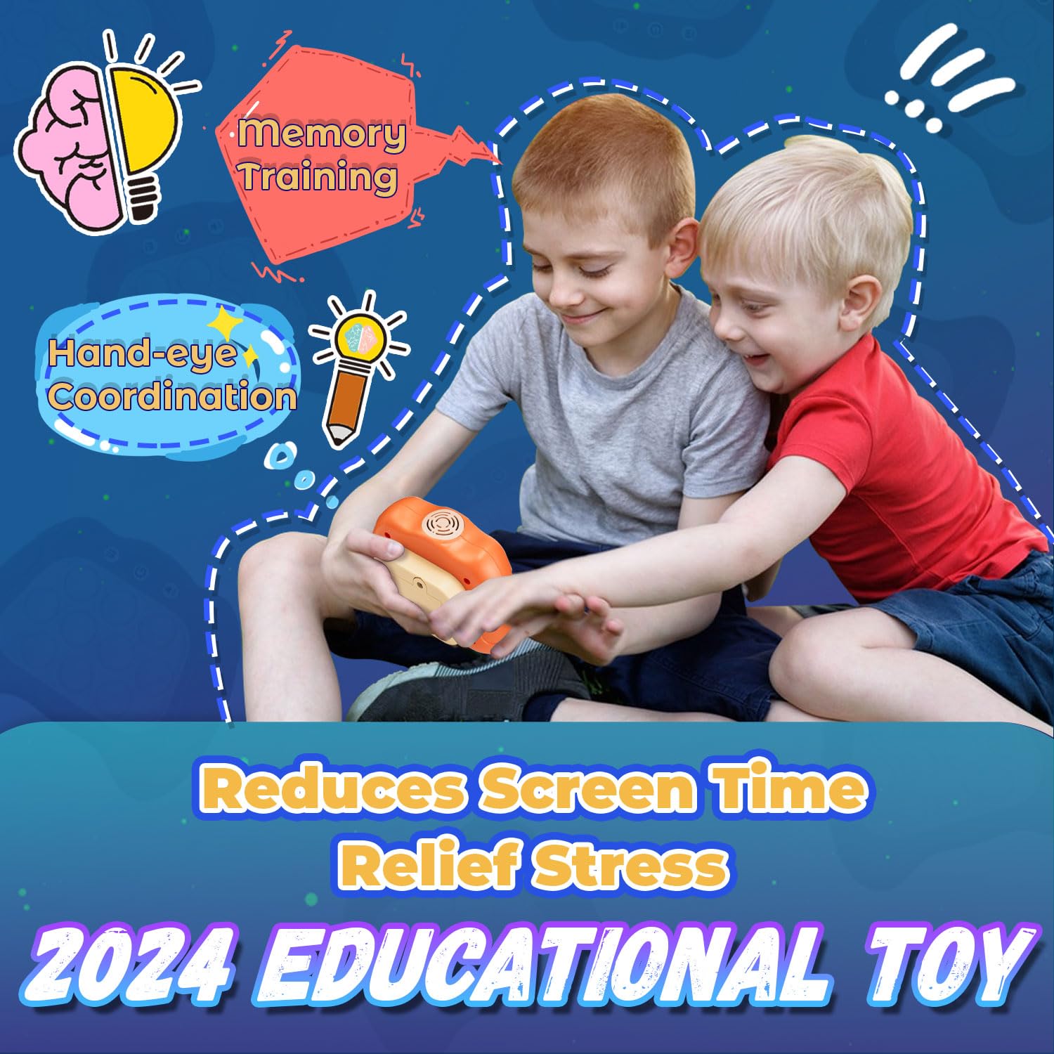Acvens Fast Push Game side view highlights portable form for travel play