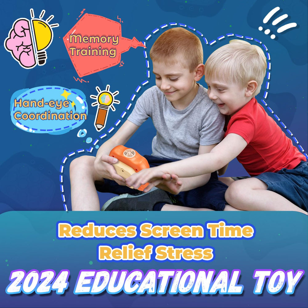 Acvens Fast Push Game side view highlights portable form for travel play